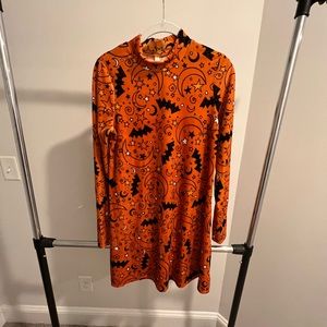 Halloween velvet dress